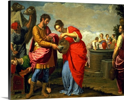 Rebecca and Eliezer at the Well, c.1626-27