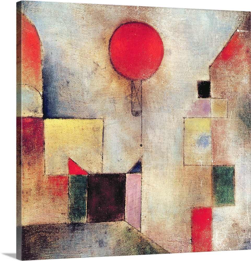 Red Balloon, 1922 (no 179) (originally oil on gauze on board) by Klee, Paul (1879-1940)