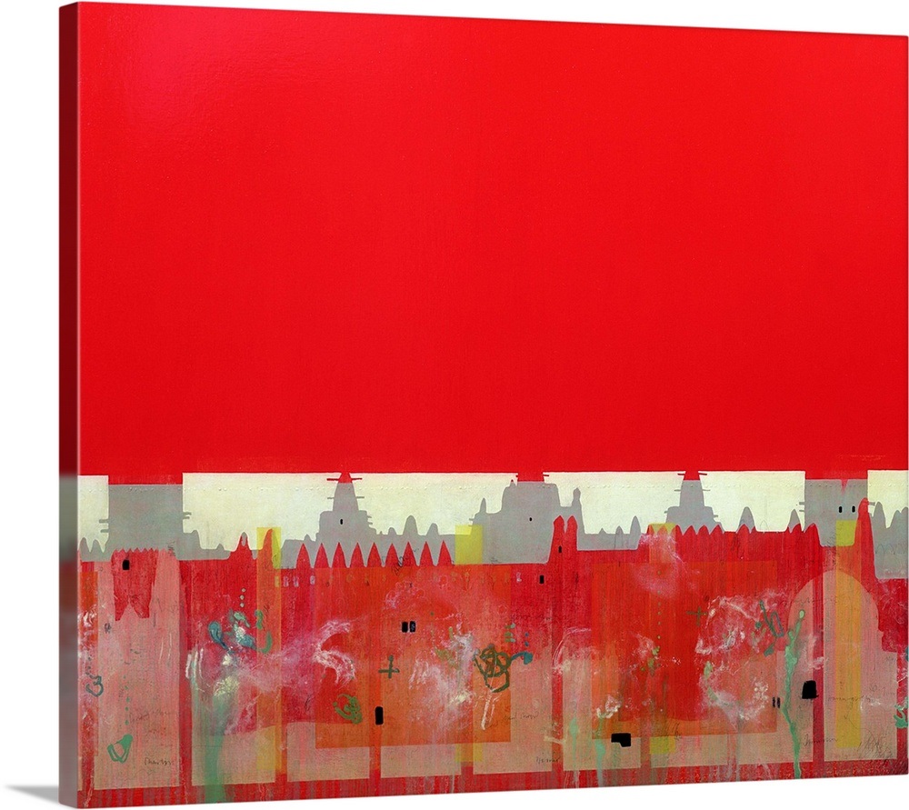 Red Painting Wall Art, Canvas Prints, Framed Prints, Wall Peels Great