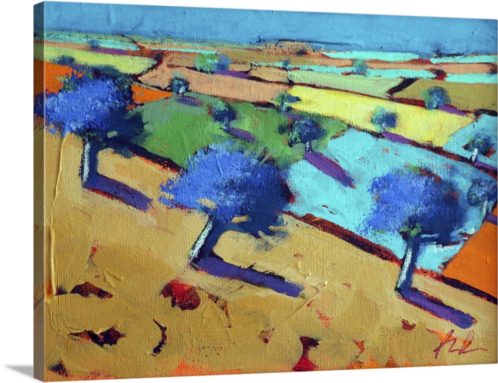 Ridge, 2024. (Originally acrylic on board.)