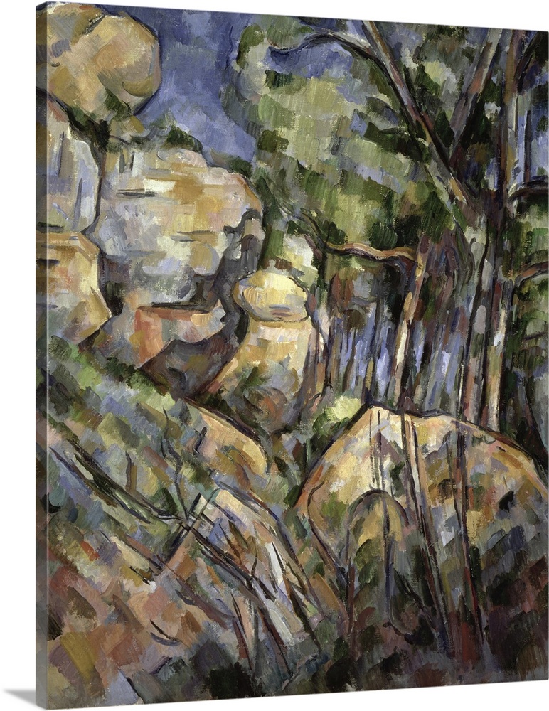 Originally oil on canvas. By Cezanne, Paul (1839-1906).