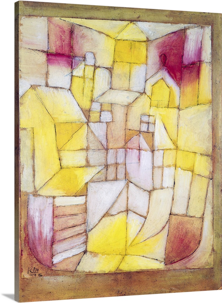 Rose-Jaune, 1919 (originally oil on paper) by Klee, Paul (1879-1940)