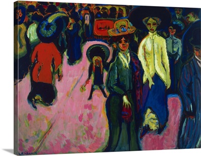 Rue, Dresden (Germany), 1908