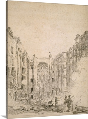 Ruins of the Opera After the Fire of 1781, 1781