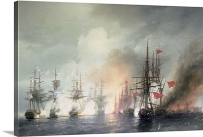 Russian Turkish Sea Battle of Sinop on 18th November 1853, 1853
