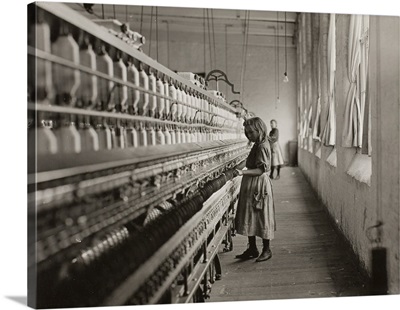Sadie Pfeifer, a Cotton Mill Spinner, Lancaster, South Carolina, 1908