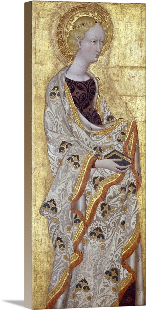 Saint Catherine, 1435-40 (Originally tempera and gold leaf on wood)