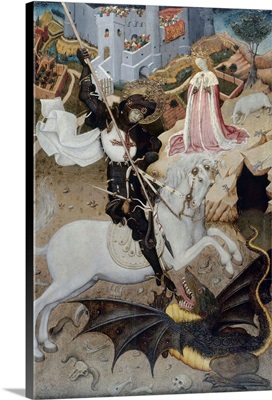 Saint George Killing the Dragon, 1434-35