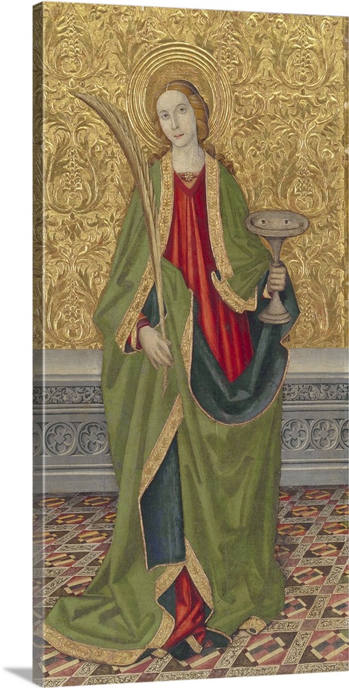 Saint Lucy, c.1500, oil on panel.