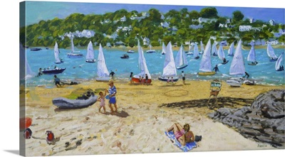 Salcombe Regatta And Artists Easel, 2023