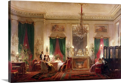 Salon of Princess Mathilde Bonaparte (1820-1904) Rue de Courcelles, Paris, 1859