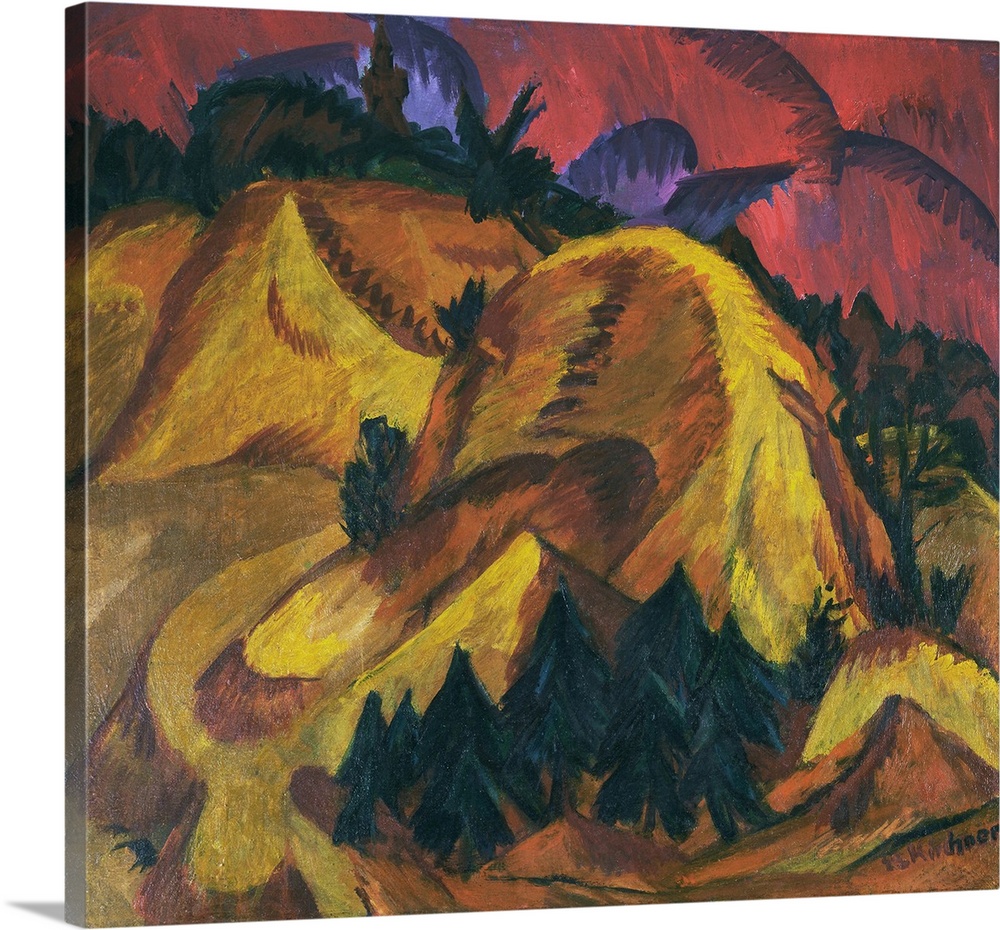 Sand Hills Of Engadin, 1917-18