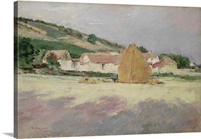 Scene at Giverny, 1890 (oil on canvas)
