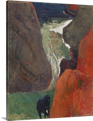 Seascape With Cow. At The Edge Of The Cliff, 1888