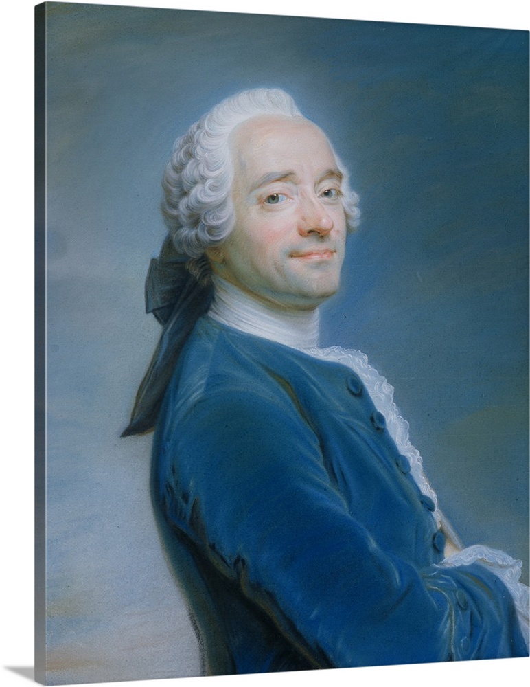 Self Portrait (pastel) by Tour, Maurice Quentin de la (1704-88)
