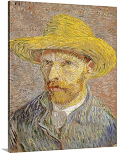 Self-Portrait With A Straw Hat, 1887 image thumbnail