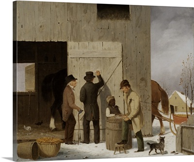 Selling Corn, Settling The Bill, 1852