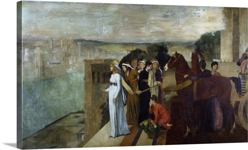 Seven wonders of the ancient world. Originally oil on canvas. By Degas, Edgar (1834-1917).