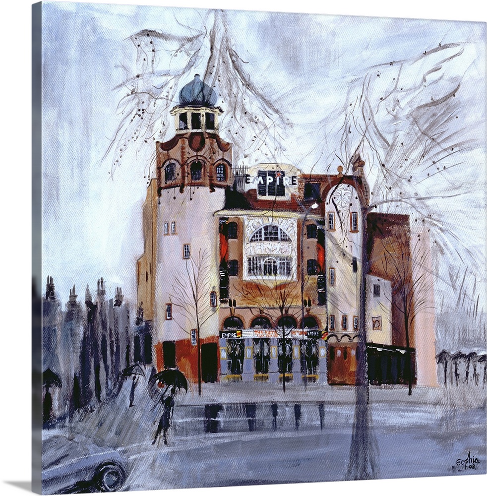 Shepherd's Bush Empire, 2008, acrylic on canvas.  By Sophia Elliot.