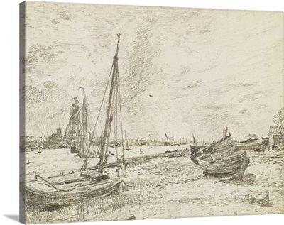 Shipping on the Thames, c.1818