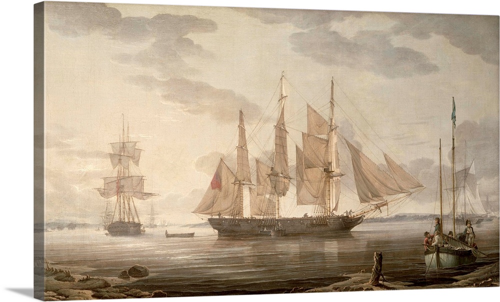 Ships in Harbour, 1805