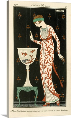 Silk House Dress, Fashion, 1913