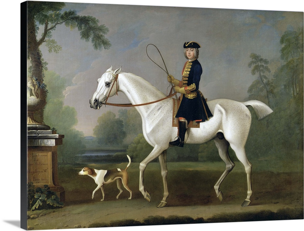 Sir Roger Burgoyne Riding Badger, 1740