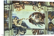 Sistine Chapel Ceiling Creation Of Adam 1510 Great Big Canvas