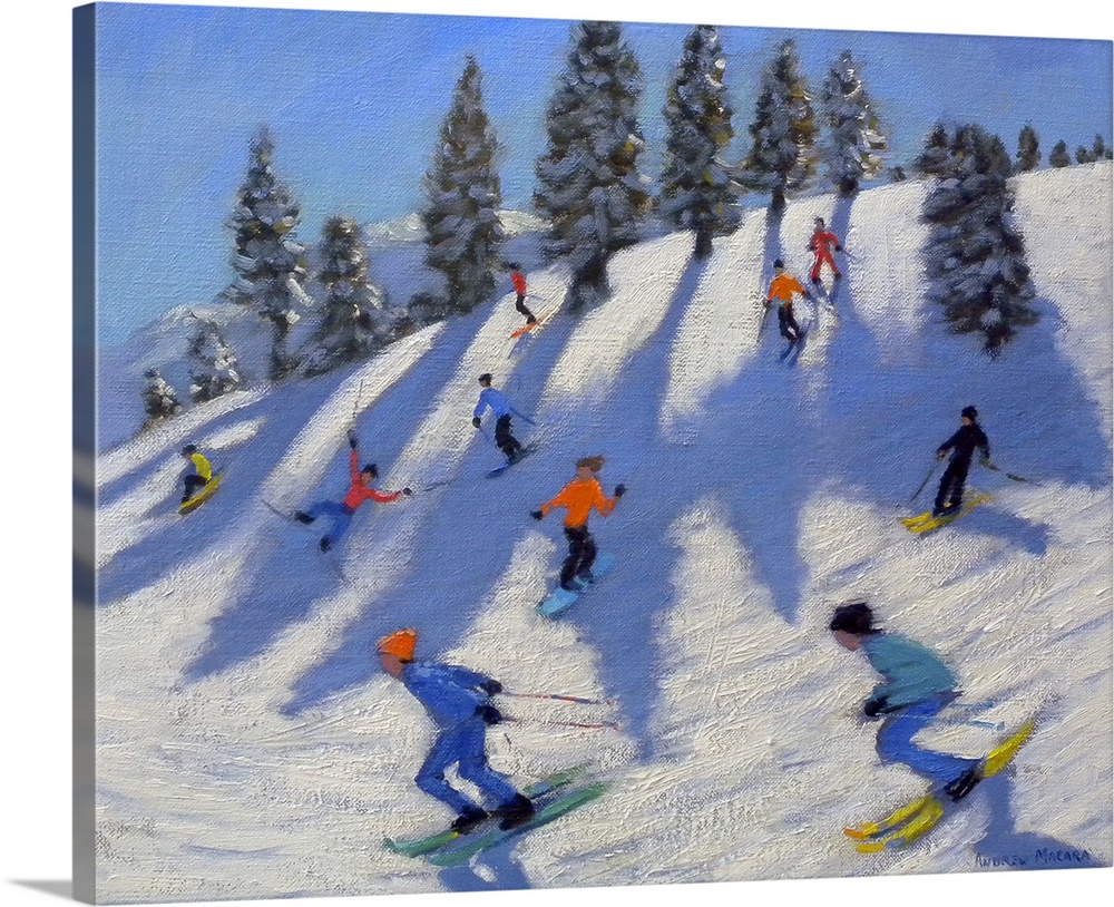 Skiers, Lofer, 2010