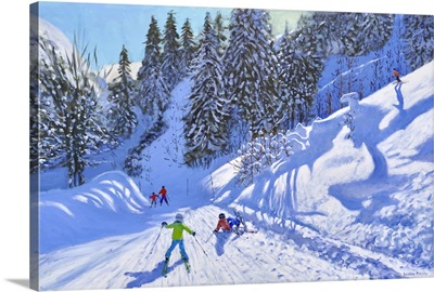 Skiing Down The Piste, Tignes, France, 2022