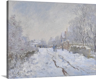 Snow Scene At Argenteuil, 1875