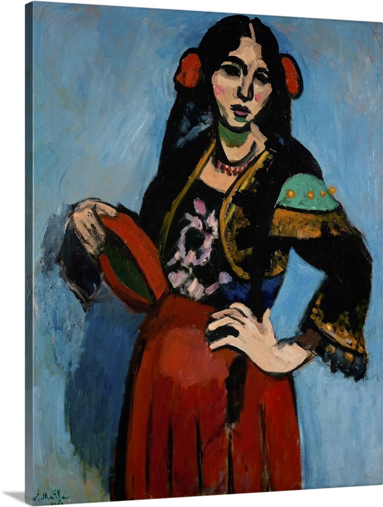 Spanish Woman With A Tambourine, 1909