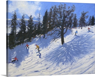 Spring skiers, Verbier, 2010