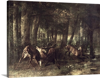 Spring, Stags Fighting, 1861