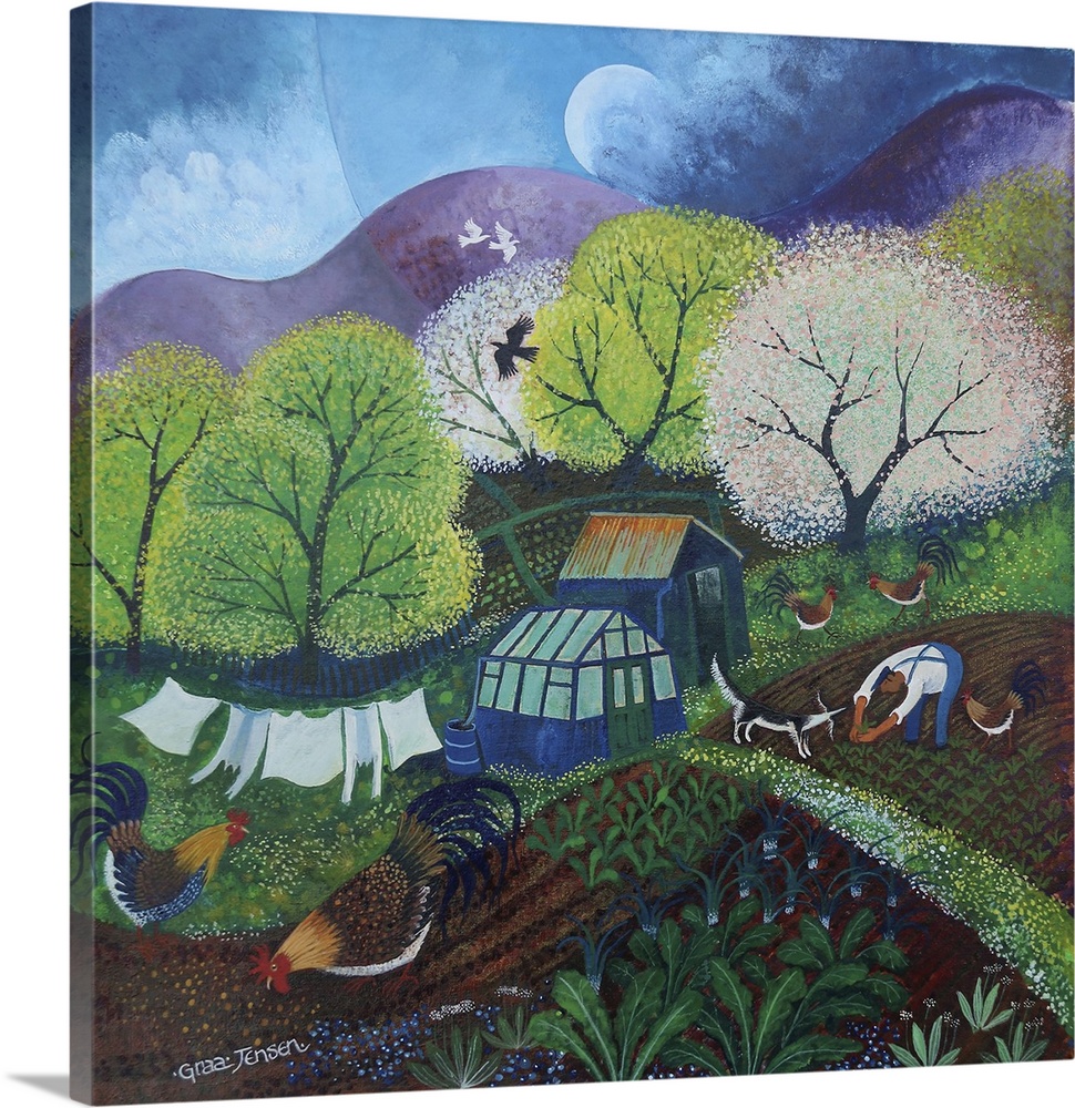 Springtime On The Allotment, 2025