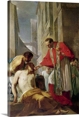 St. Charles Borromeo Administering the Sacrament to a Plague Victim in Milan