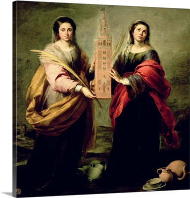 St. Justina and St. Rufina, 1675