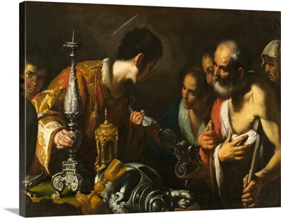 St Lawrence Distributing The Treasures Of The Church, C1625
