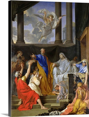 St. Peter Resurrecting the Widow Tabitha, 1652