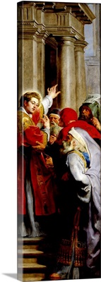 St. Stephen Preaching, from the Triptych of St. Stephen