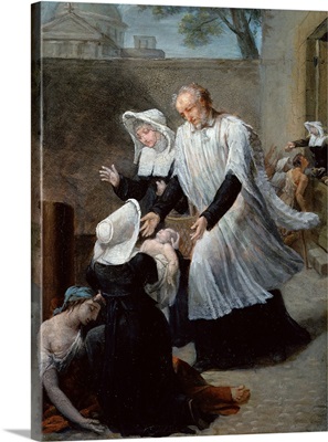 St. Vincent de Paul Helping the Plague-Ridden
