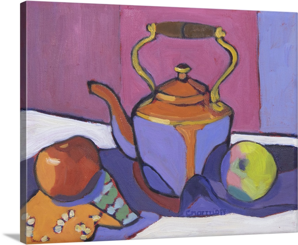 Steeped in color, 2024. (Originally an oil painting.)