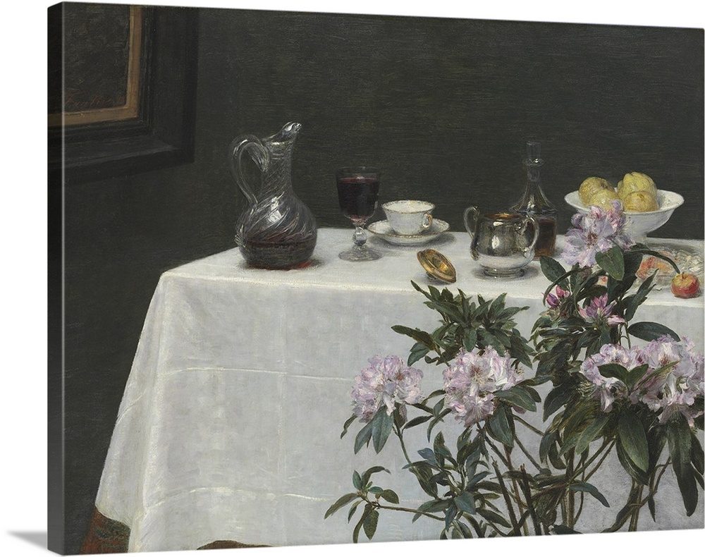Still Life: Corner of a Table, 1873, oil on canvas.