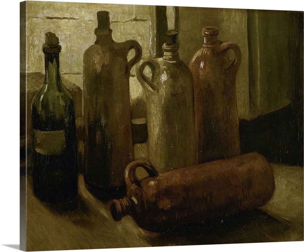 Still-Life With Five Bottles