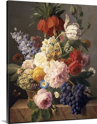 Still Life with Flowers and Fruit, 1827