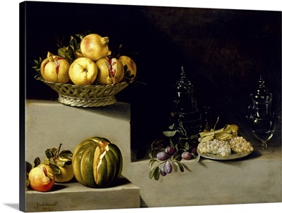 Still Life With Fruit And Glassware, 1626
