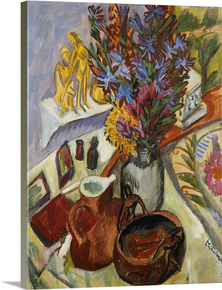 Still Life with Jug and African Bowl, c.1910-12