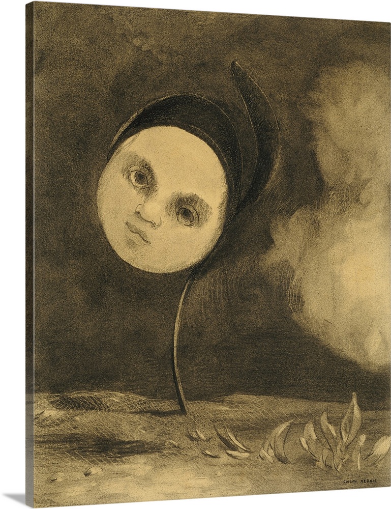 Strange Flower, Little Sister of the Poor, 1880, various charcoals, with touches of black chalk and black conte crayon, st...