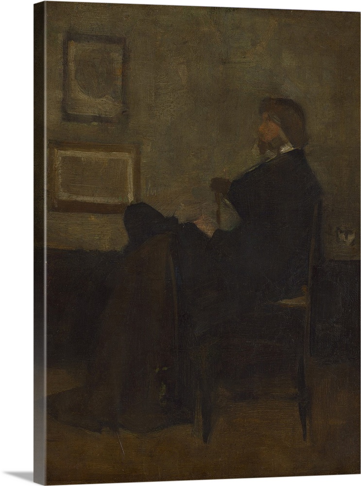 Study for Arrangement in Grey and Black, No. 2: Thomas Carlyle, 1872-73, oil on canvas.