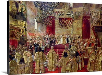 Study for the Coronation of Tsar Nicholas II (1868-1918)